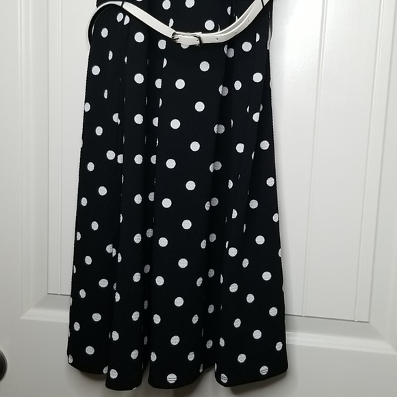 RMLL Belted Polka Dot Dress - Picture 5 of 5